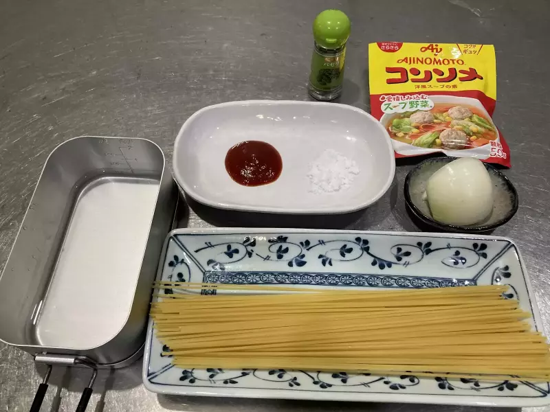 ナポリタンの食材