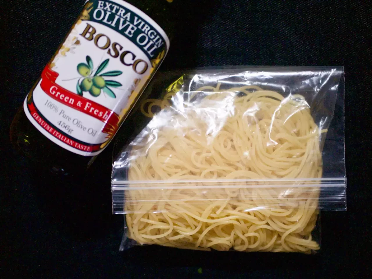 冷製パスタを使用