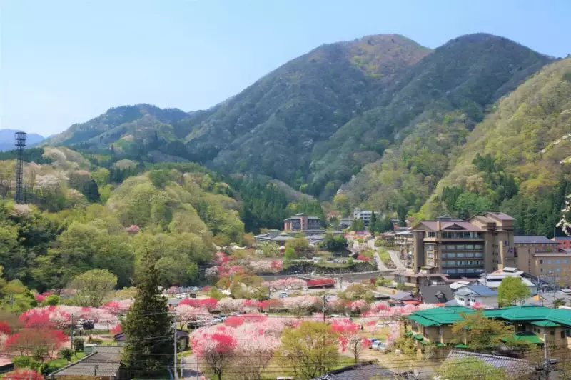 網掛山と昼神温泉