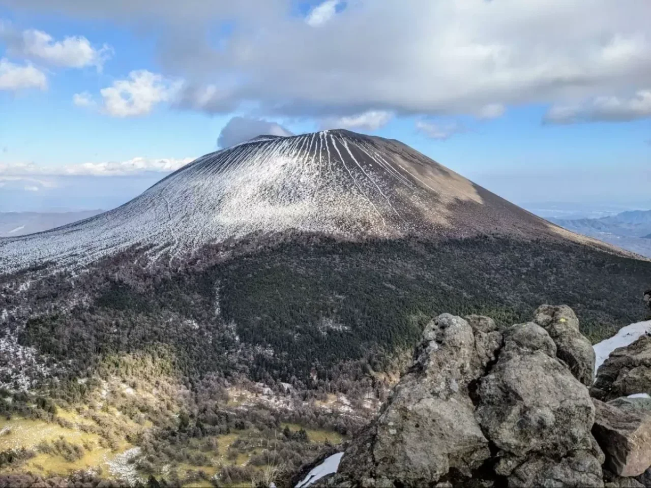 トーミの頭から見る浅間山
