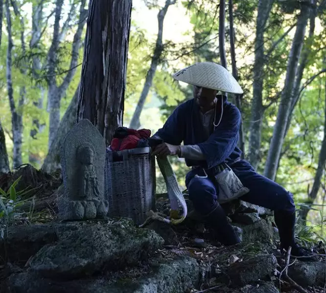 昔の道の検証登山、旧タイプのサワシューズロング