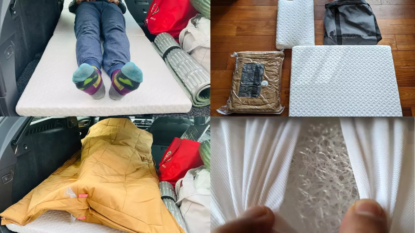 アウトドア&車中泊で快適な寝床を確保-疲れを取るマットレス・枕・エアロゲル布団