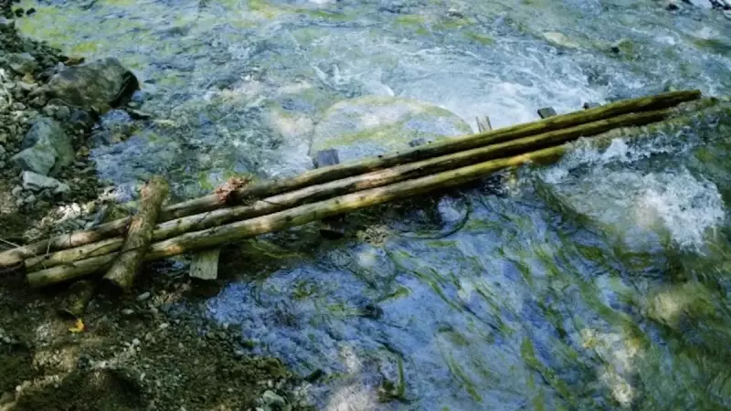 恵那山広河原登山道の沢