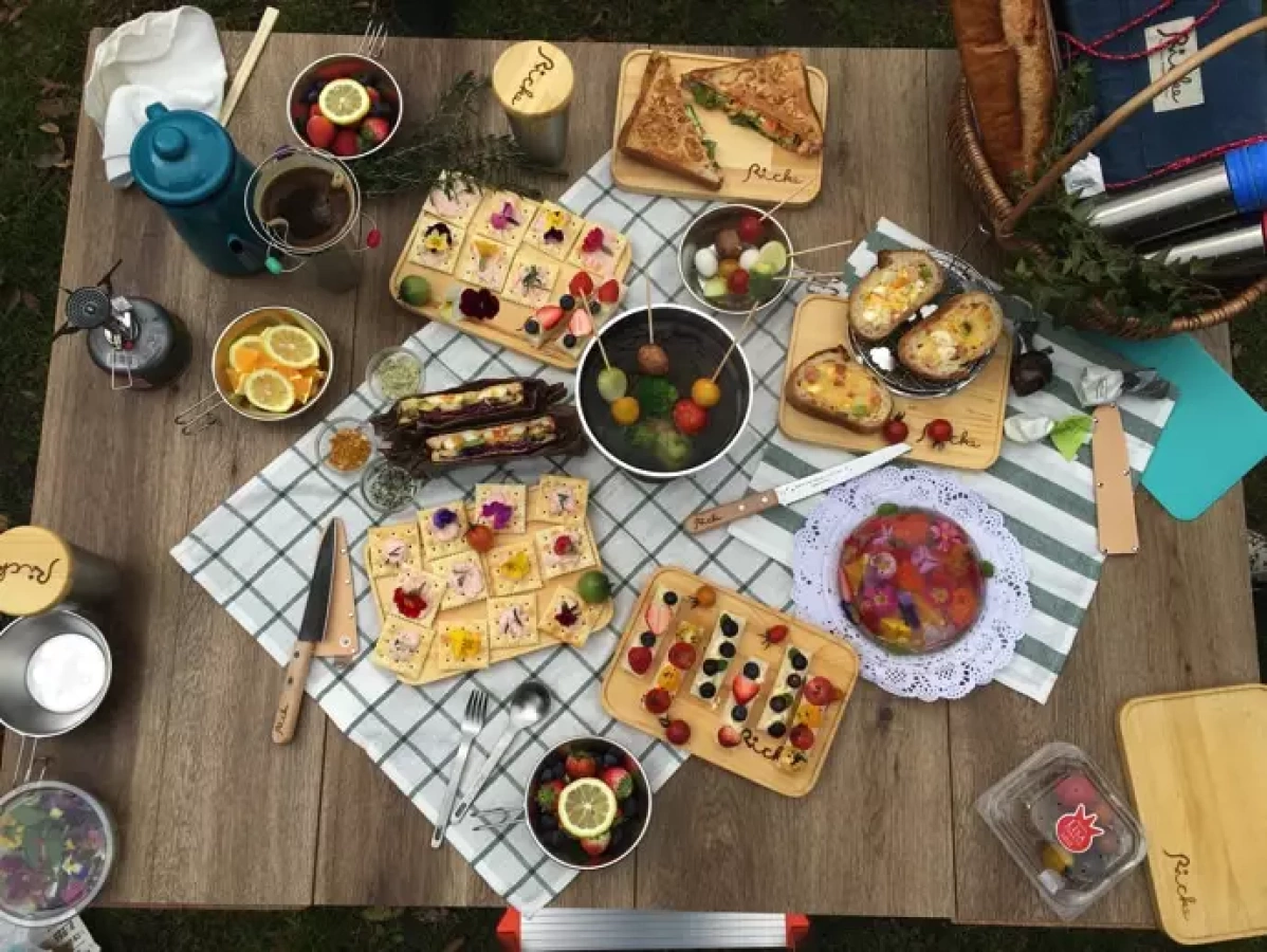 アウトドアクッキング用品ブランドRicke主催『お外ごはんクッキング体験イベント』