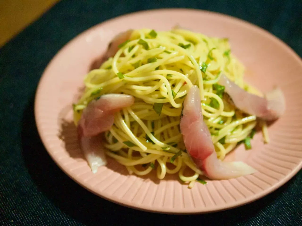 鯵と青じその冷製パスタを作った感想