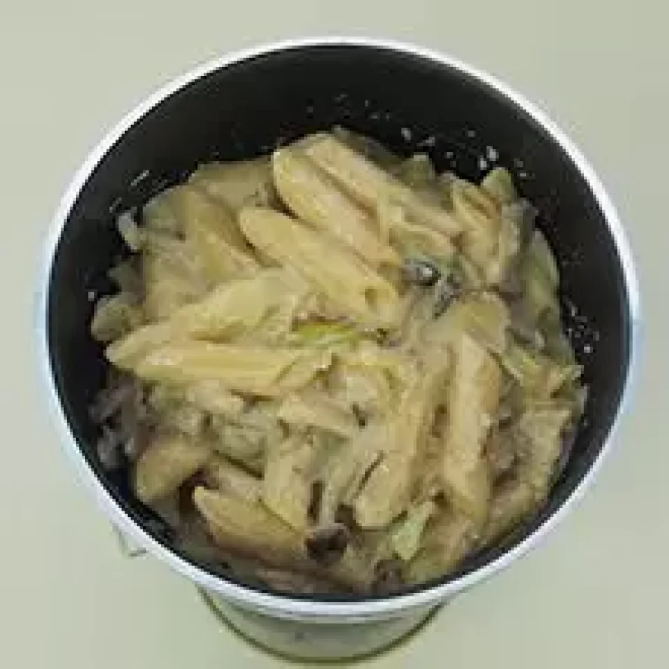 豆乳と味噌のクリームペンネ