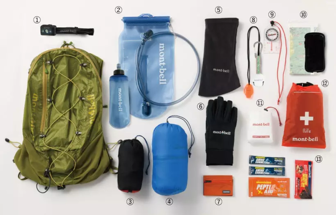 モンベルで揃えるトレイルランニングウェア&ギア-初心者に解りやすい装備ガイド