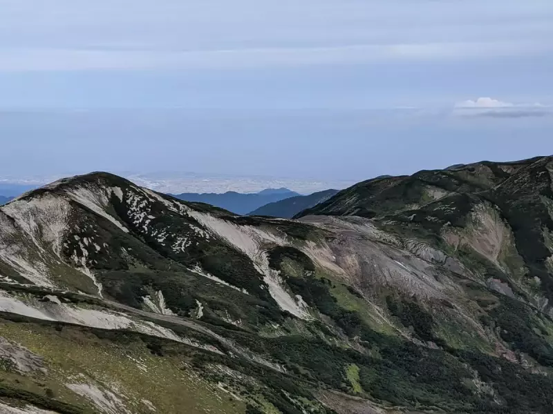 白馬岳山頂からの眺め