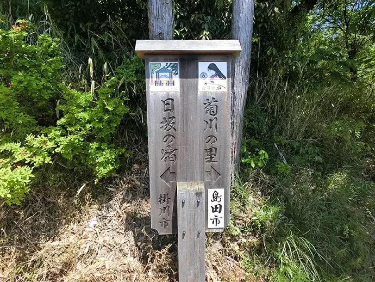 東海道五十三次 菊川宿へ