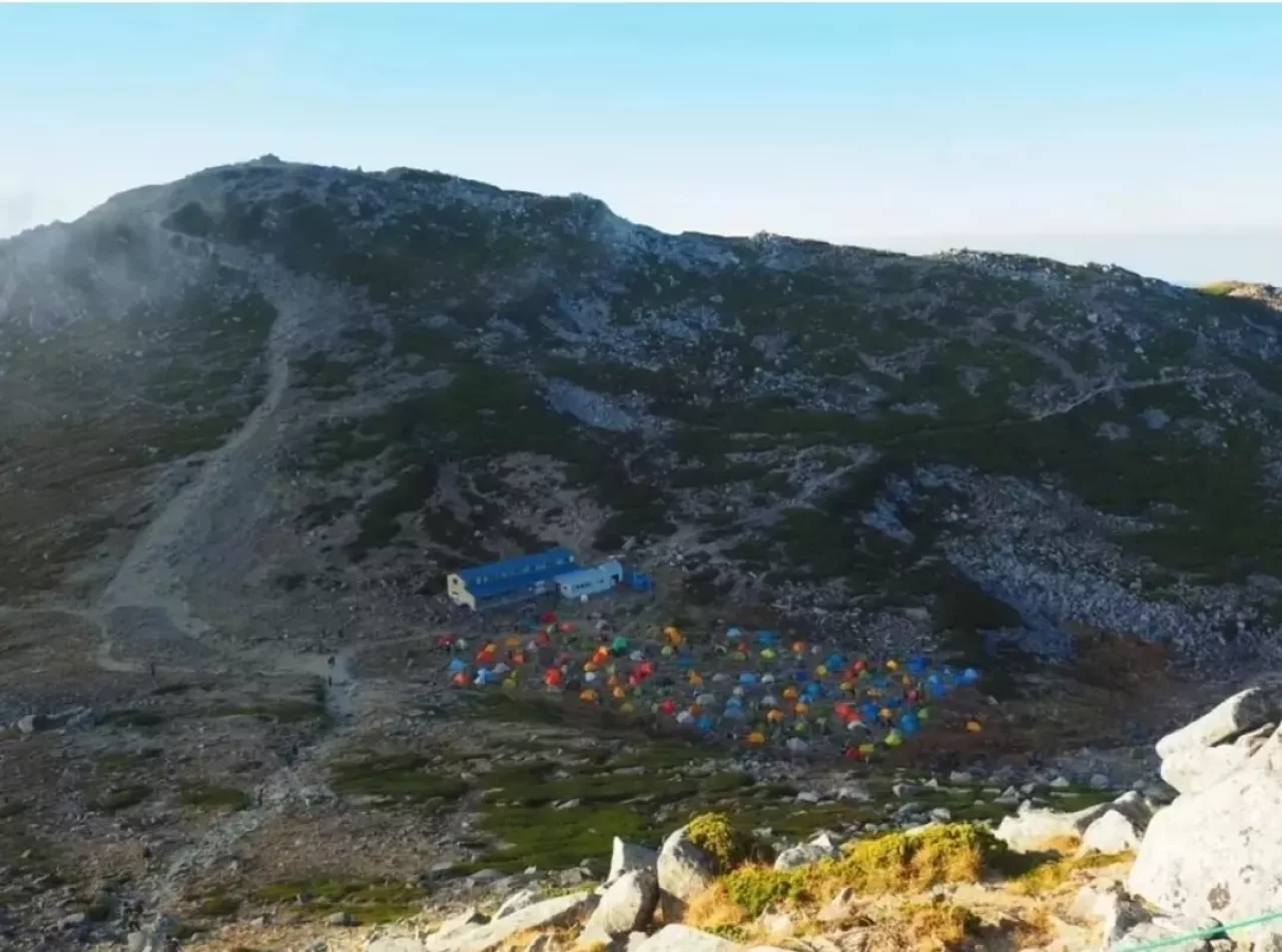 頂上山荘テン場