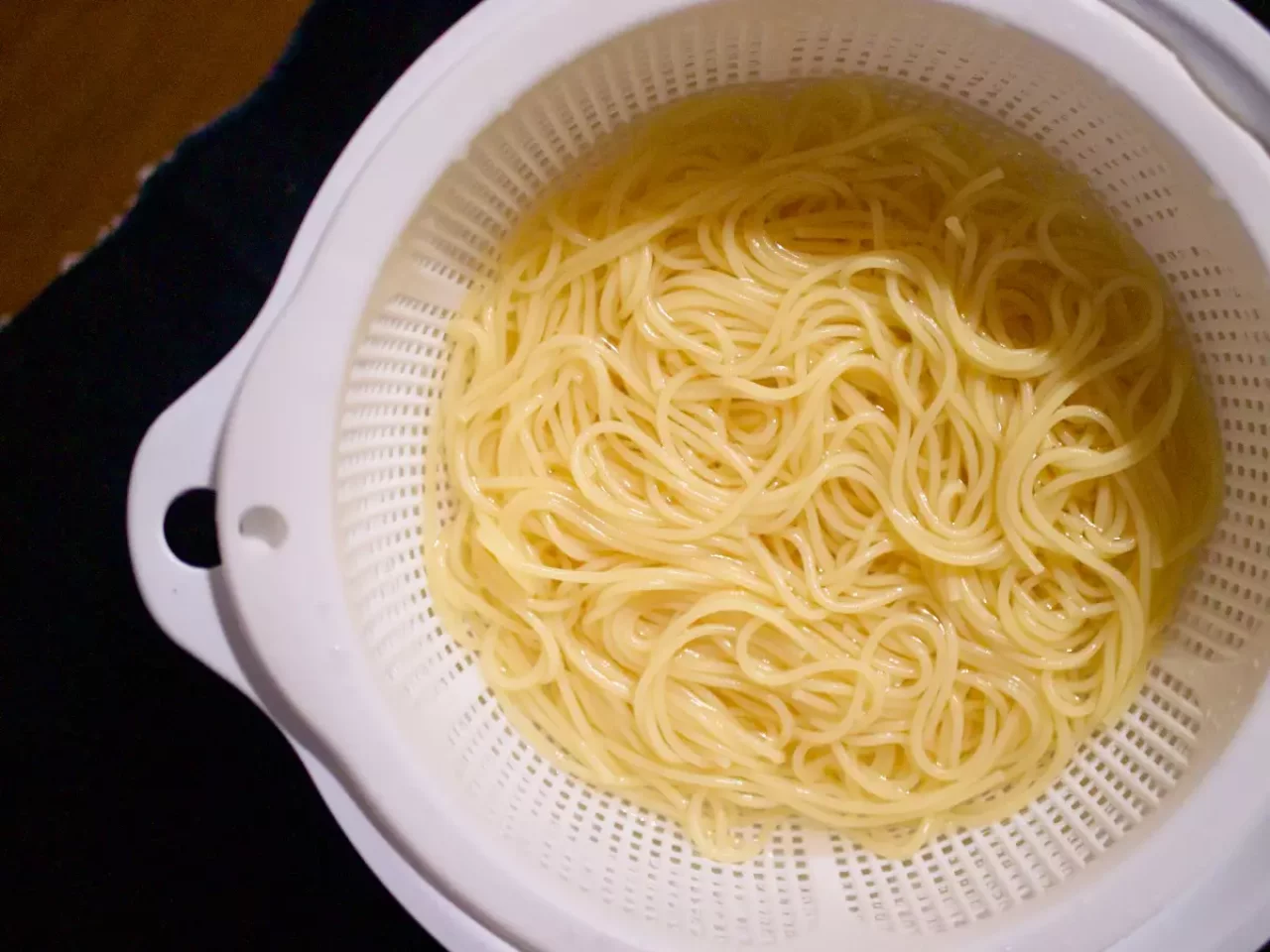 冷製パスタの下準備
