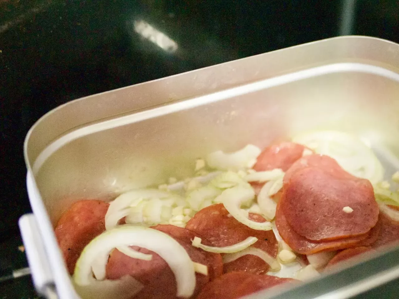 サラミとガーリックのポテトサラダの作り方