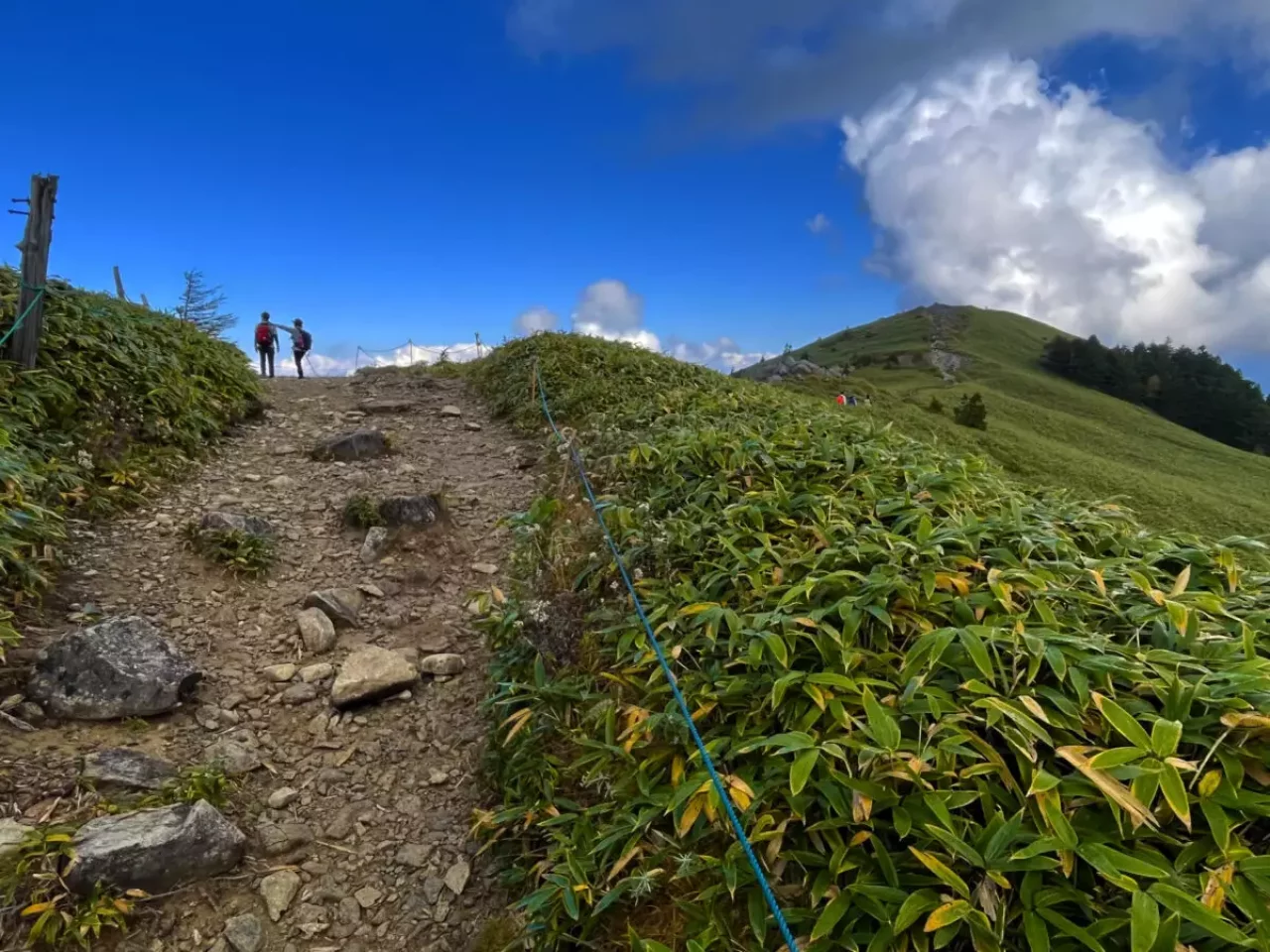 富士見台高原の登山路