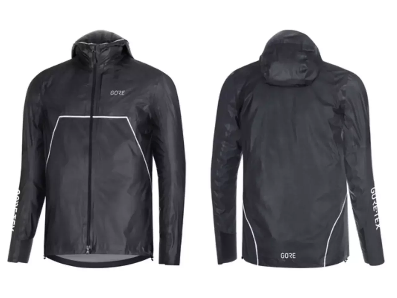 GORE R7シェイクドライトレイルフーディッドジャケット-ゴアテックスシェイクドライ登山用レインジャケット