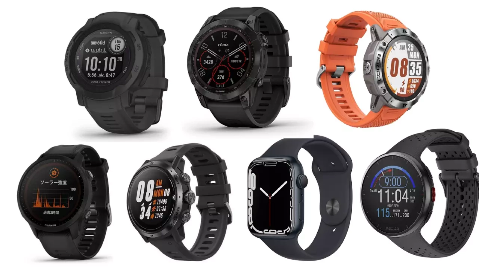 GPS時計-トレイルラン・登山で安心して使えるおすすめ10選
