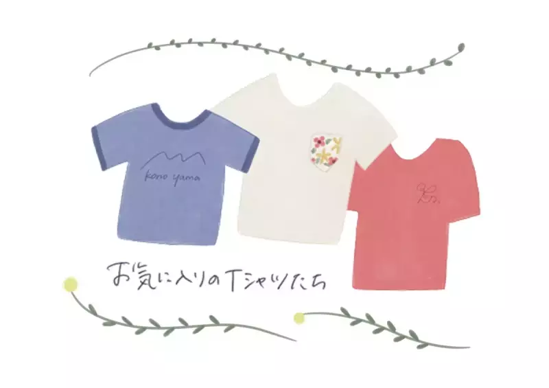 登山イラスト_登山のTシャツ