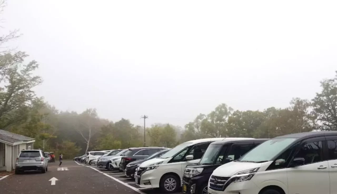 笹ヶ峰登山口駐車場について