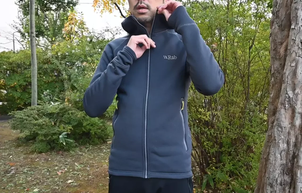 サイズ感 Rab『パワーストレッチプロ ジャケット』