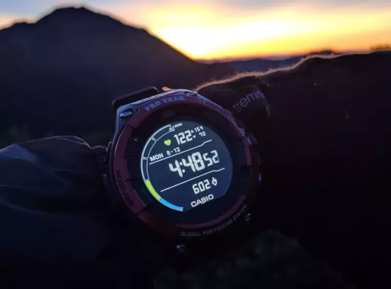 GPS時計ならではの正しい位置情報と高度情報