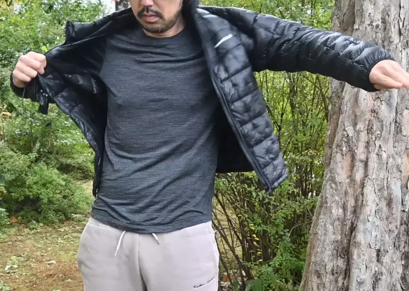 プラズマ1000ダウンジャケットのサイズ感