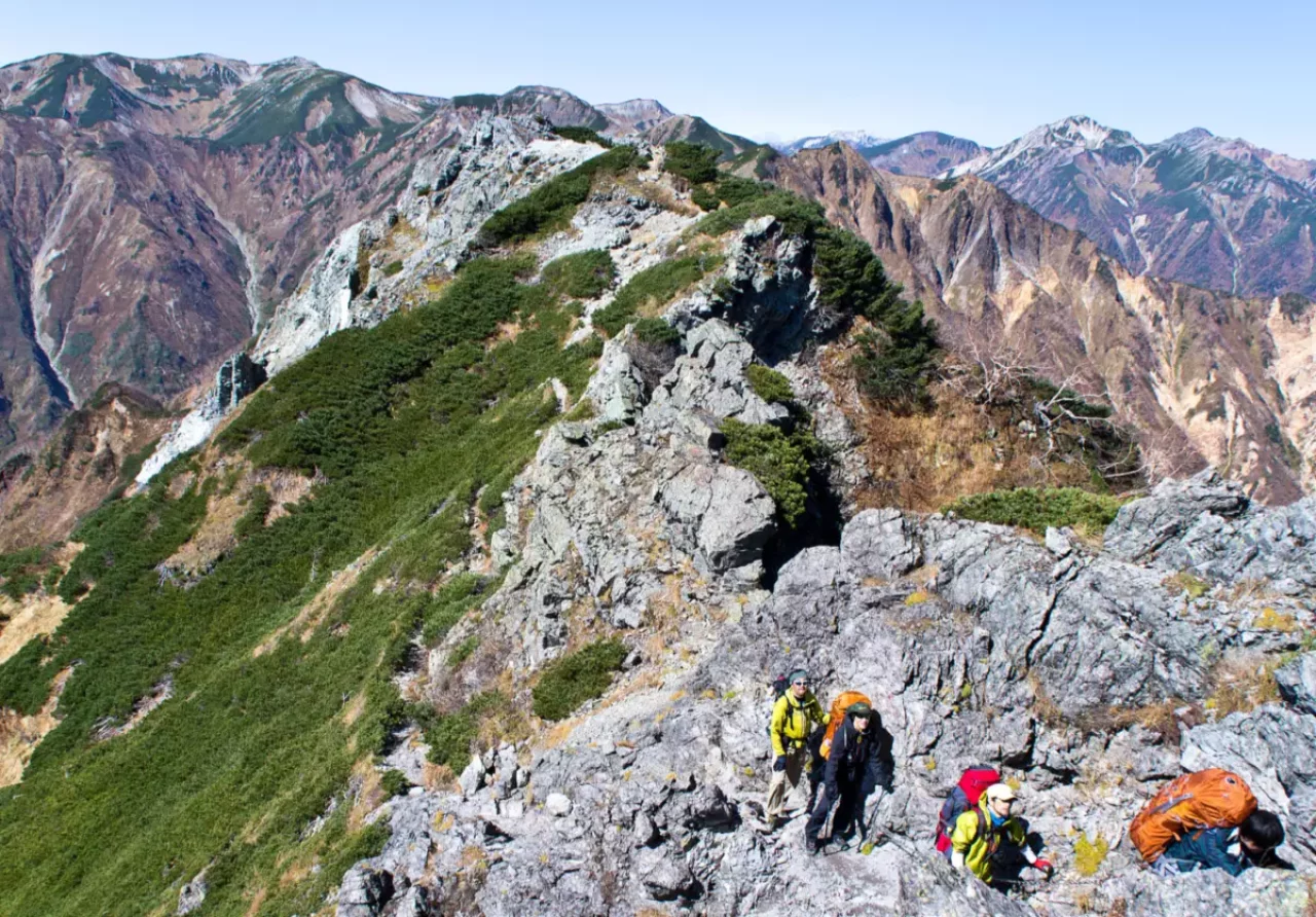 槍ヶ岳の最短コース飛騨沢ルート−新穂高温泉を活用