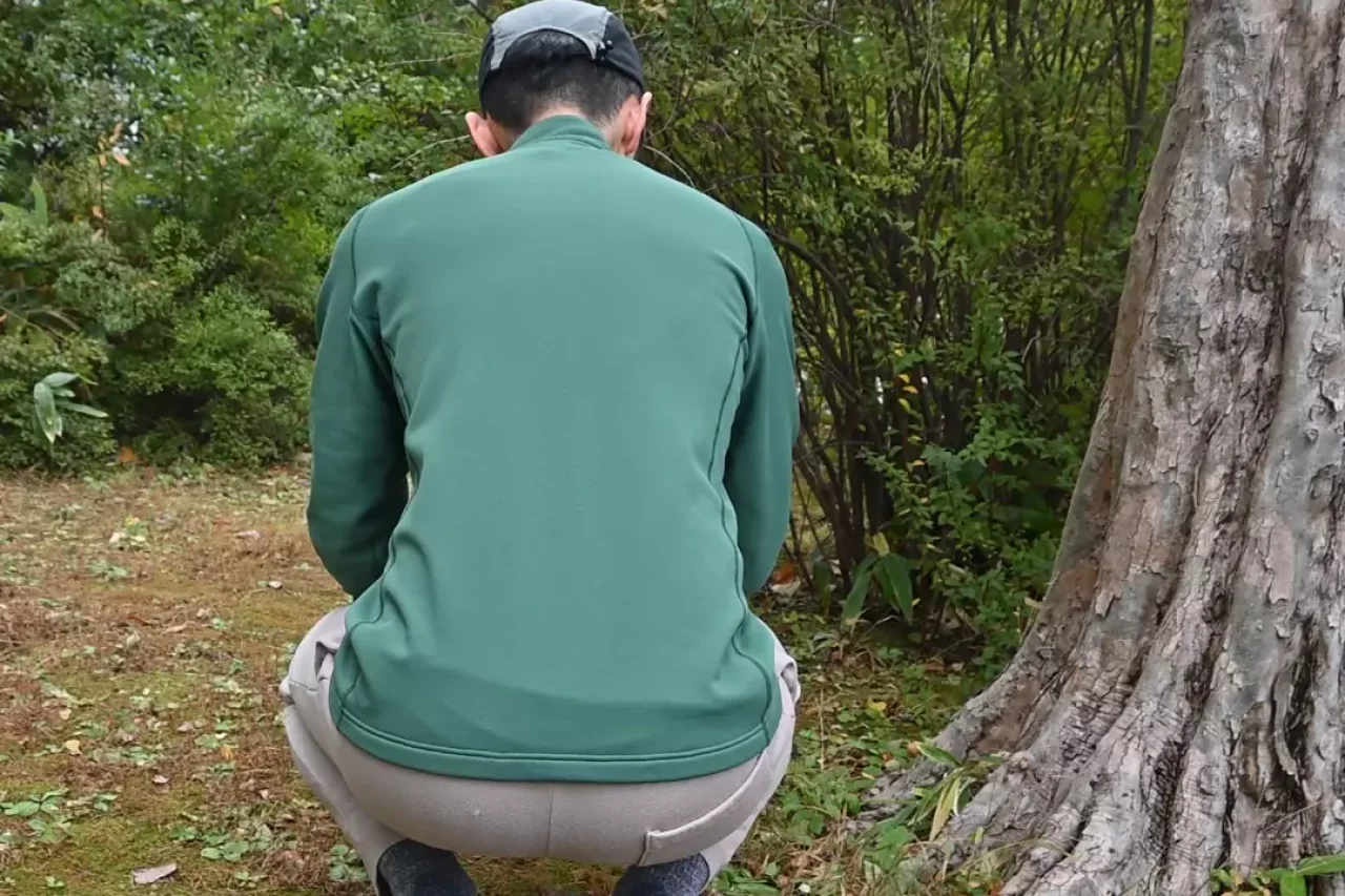 ポイント①:動き易く着用感が少ない