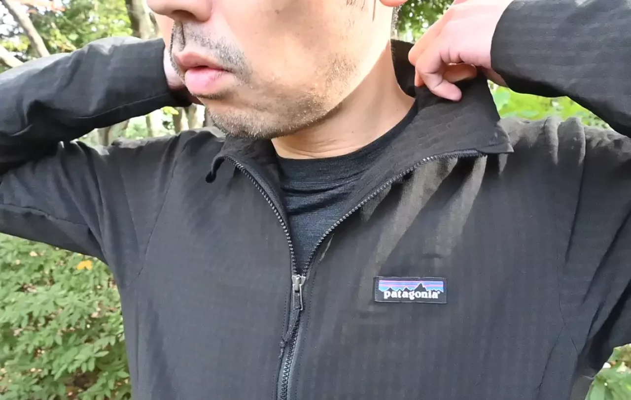 登山スタートにおけるR1テックフェイスの良さ