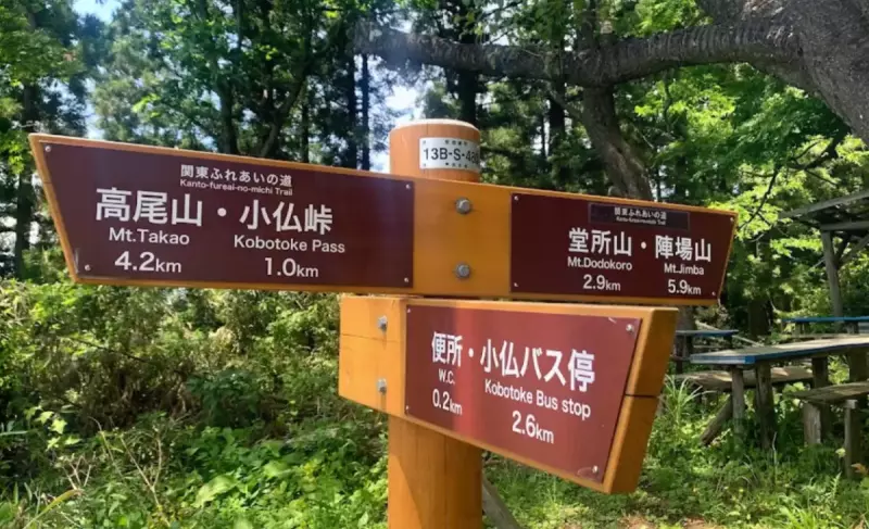 高尾山 登山 道標