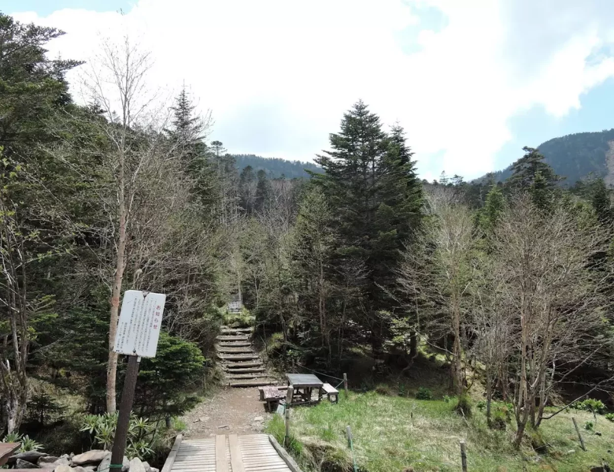 オーレン小屋までの道のり