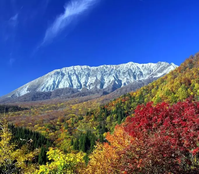 紅葉登山 伯耆大山