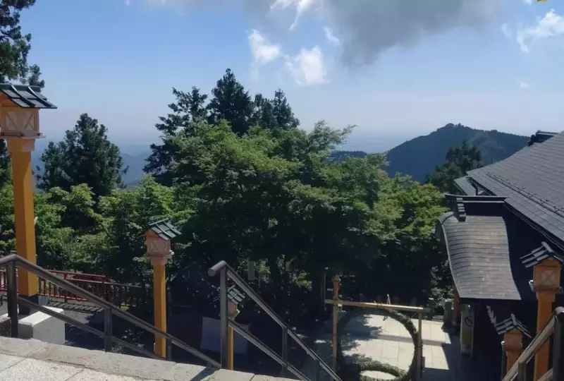 ②御岳山着:11時07分【東京から日帰り登山】奥多摩御岳山・モデルコースと難易度