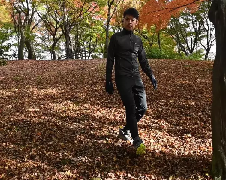 急斜面は緩斜面にして歩く