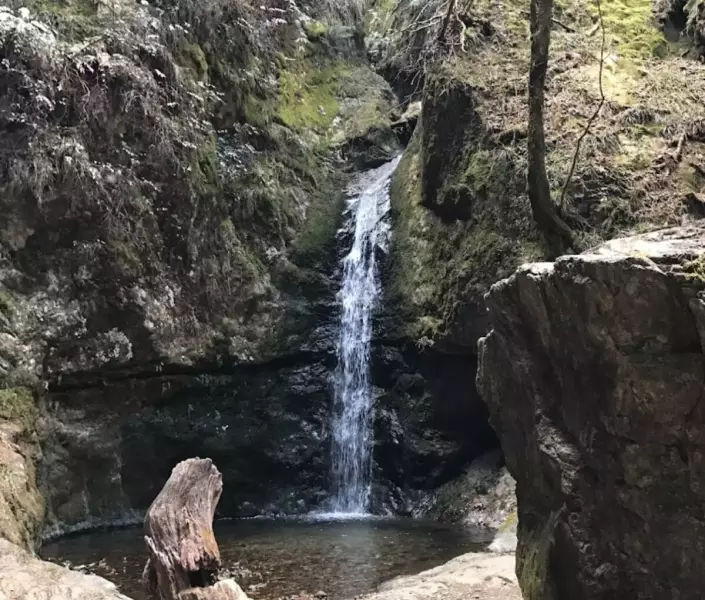 ⑤七代の滝:13時30分【東京から日帰り登山】奥多摩御岳山・モデルコースと難易度