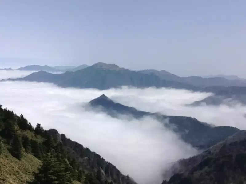 石鎚山登山 眺望