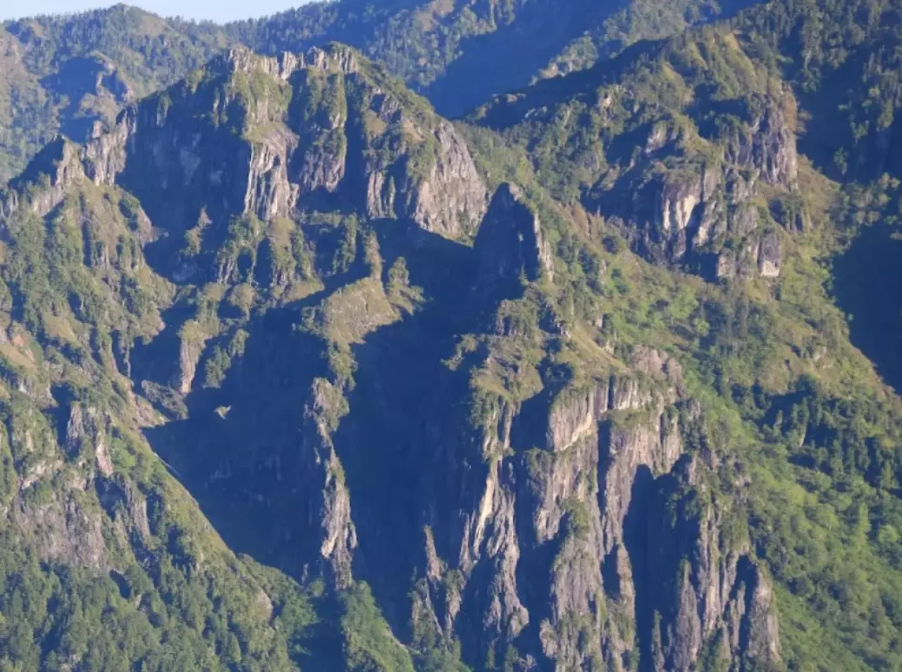 笠ヶ岳 日本百名山 岩稜