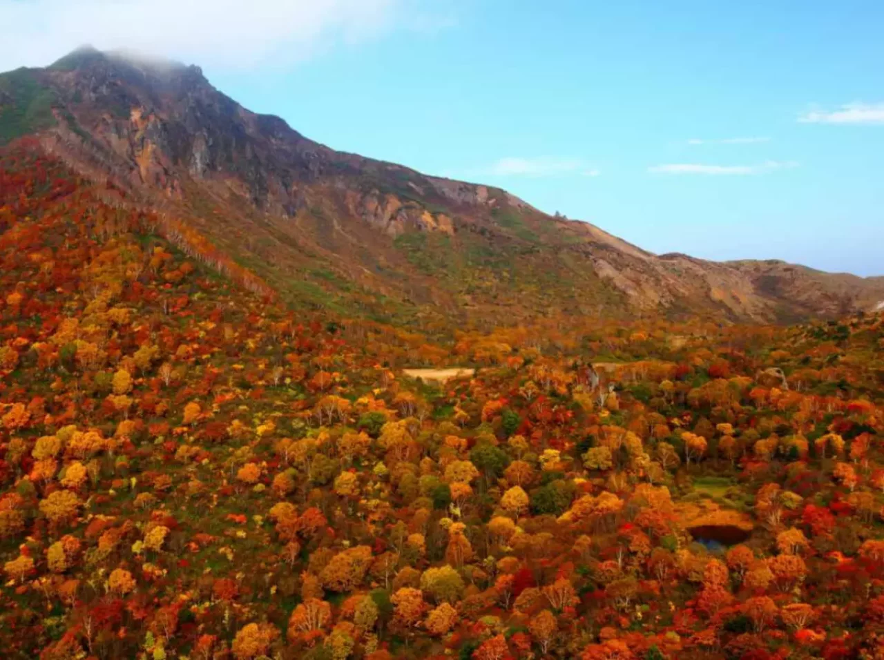 磐梯山 紅葉登山