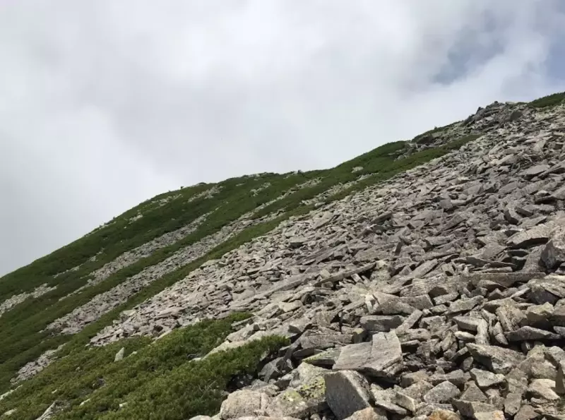 笠ヶ岳 日本百名山 登山道