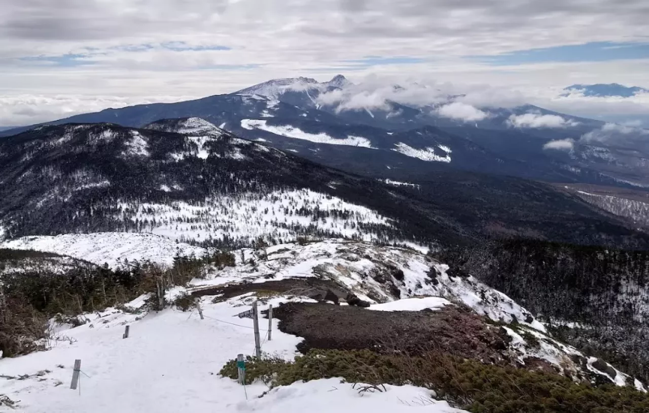 北横岳 登山 北八ヶ岳 冬山 登山道