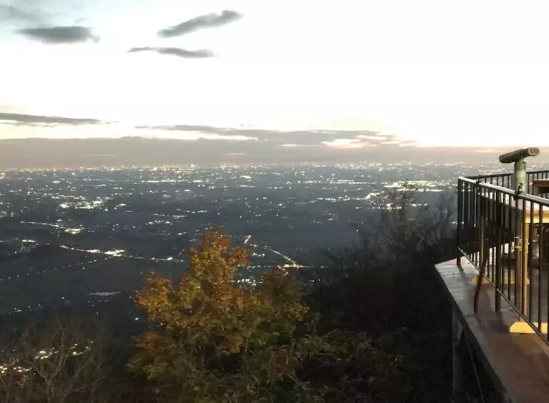 筑波山からの夜景