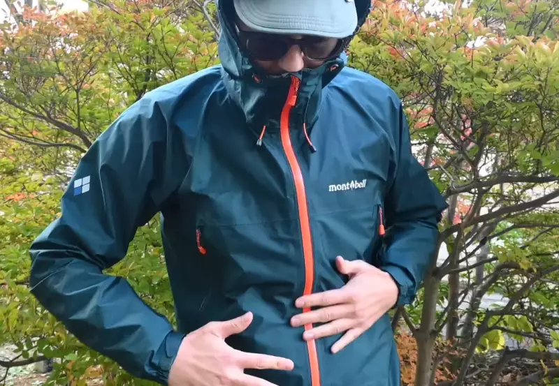 サイズ感について モンベル『ストームクルーザー ジャケット』