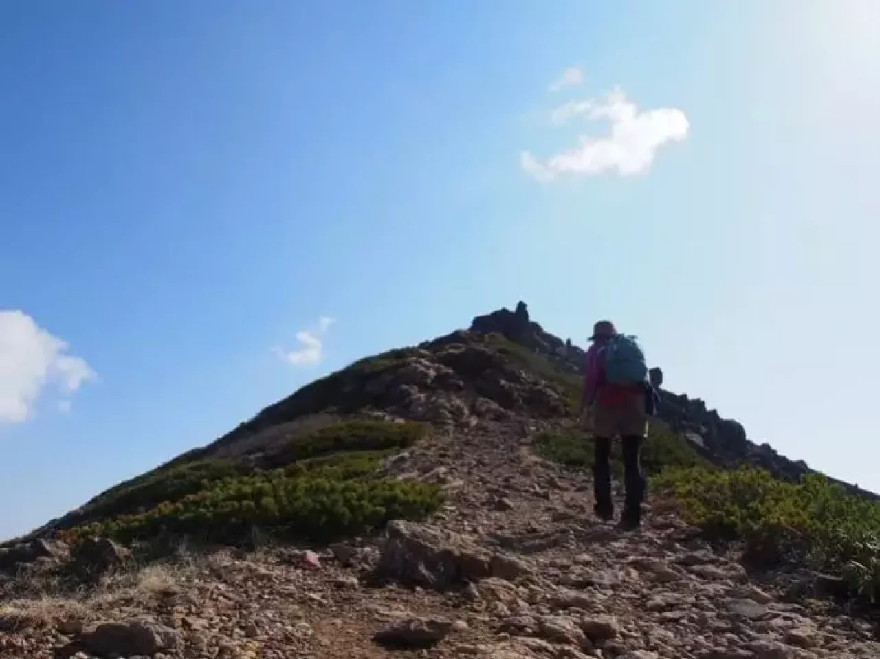 高校の頃は山岳部