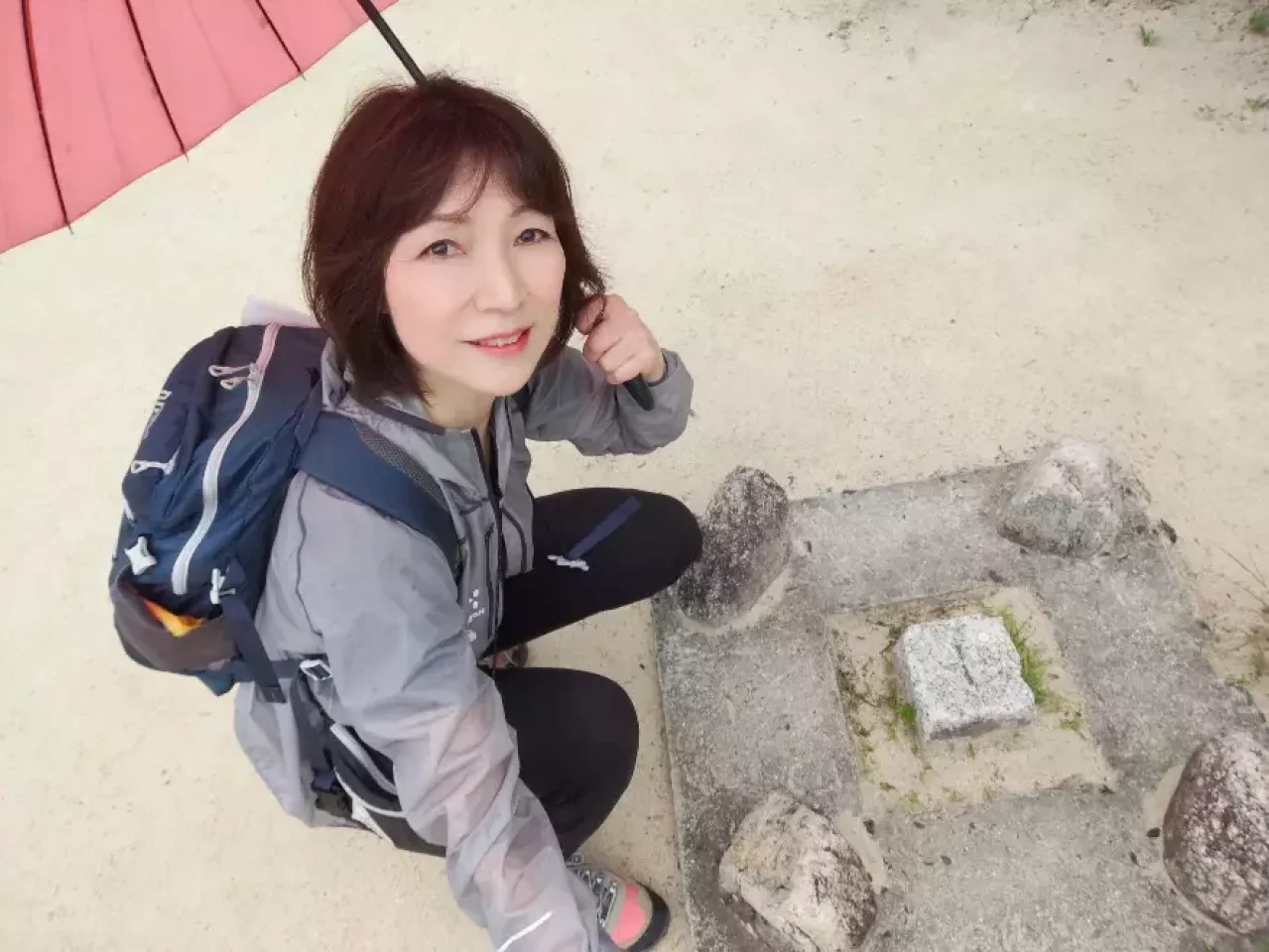 登った山は53mの海老山(かいろうやま)という低山