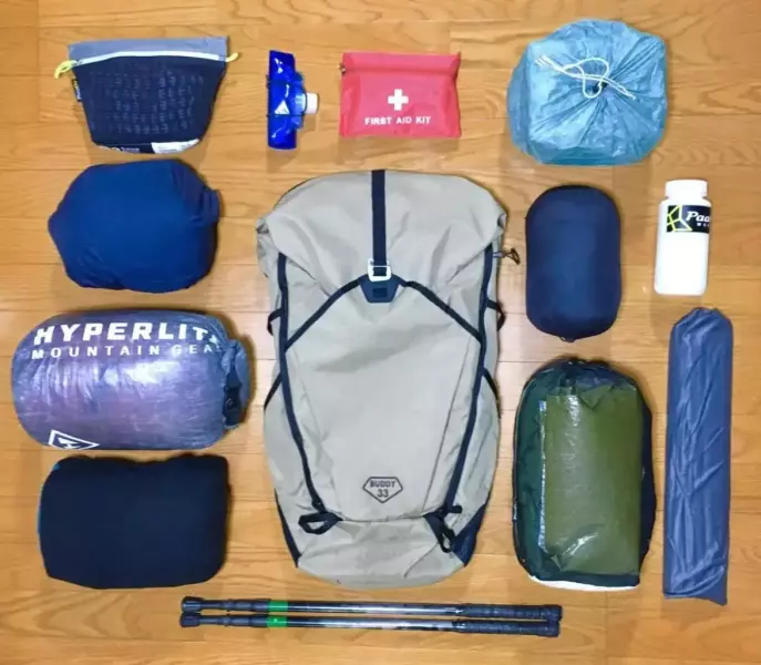 装備の中で目立つ赤