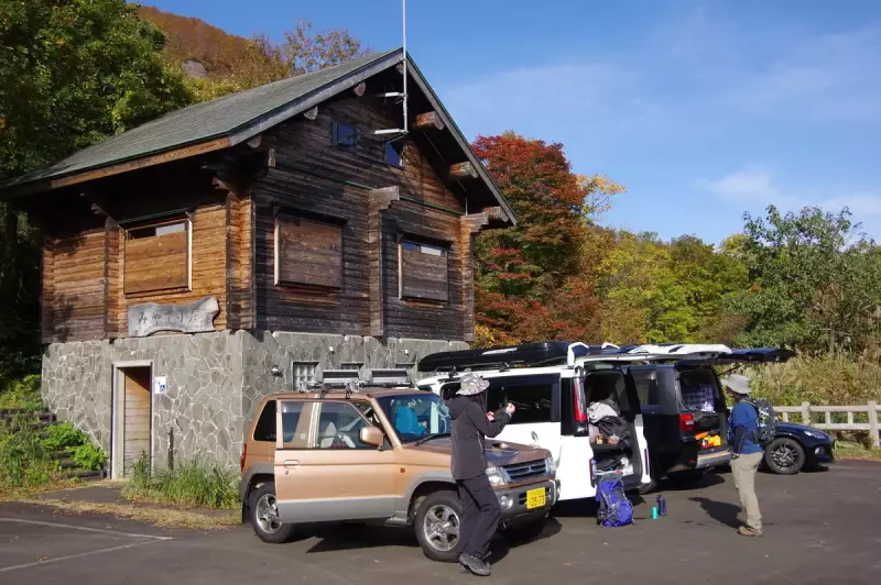 裏巻機渓谷の紅葉登山1