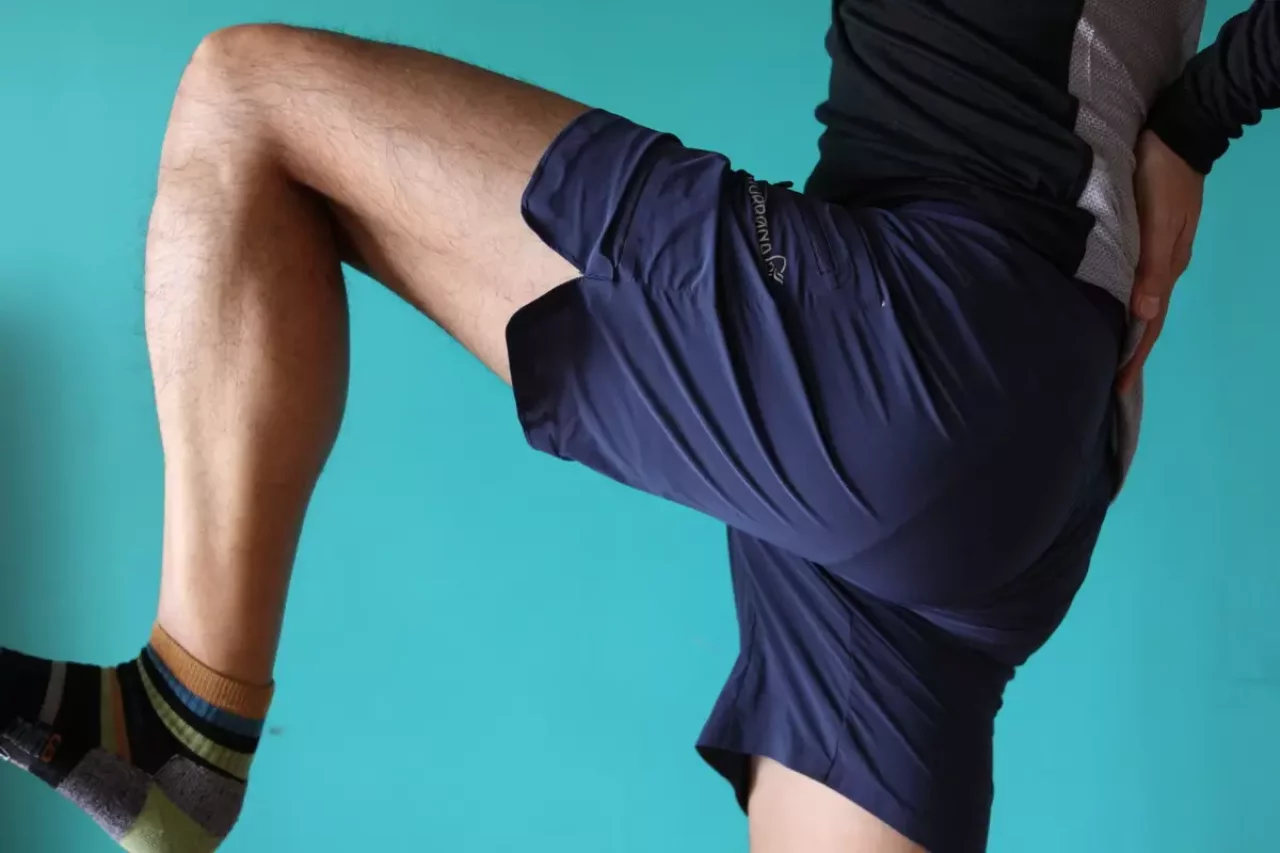 NORRONAビティホーントレイルランニングショーツの生地