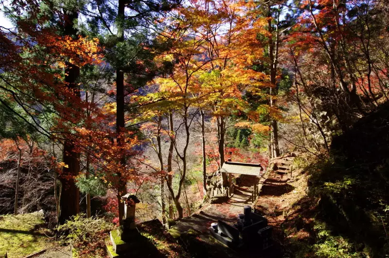 黒瀧山&黒瀧山不動寺 ・南牧の紅葉4