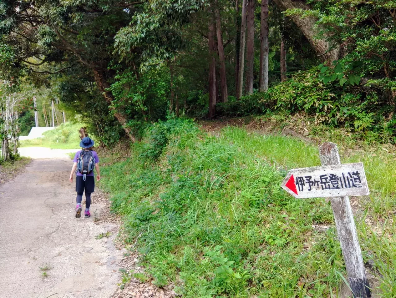 伊予ヶ岳 登山口