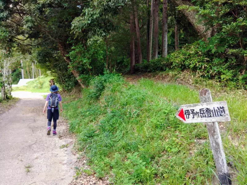 伊予ヶ岳 登山口