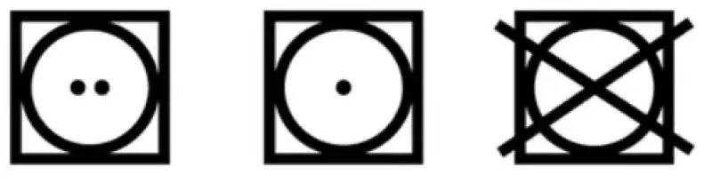 ウェアの洗濯表示