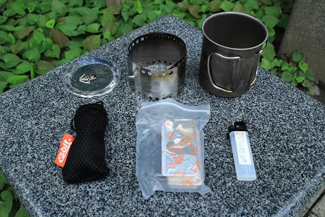 山ごはんの便利道具ファストパッキング時のクッカーセット